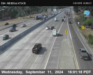 (C094) NB 805 : 47th Street (on ramp)