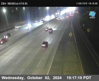 (C094) NB 805 : 47th Street (on ramp)