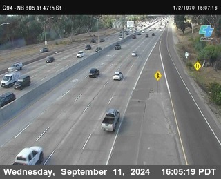 (C094) NB 805 : 47th Street (on ramp)