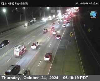 (C094) NB 805 : 47th Street (on ramp)