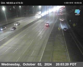 (C094) NB 805 : 47th Street (on ramp)