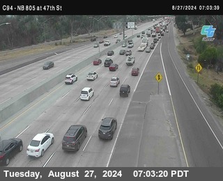 (C094) NB 805 : 47th Street (on ramp)