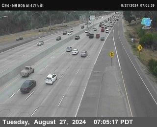 (C094) NB 805 : 47th Street (on ramp)