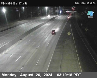 (C094) NB 805 : 47th Street (on ramp)