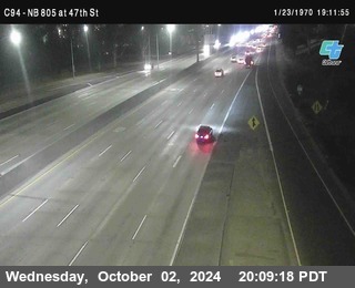 (C094) NB 805 : 47th Street (on ramp)