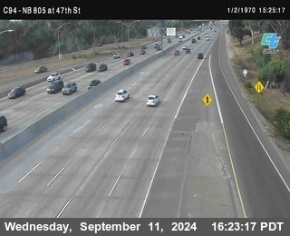 (C094) NB 805 : 47th Street (on ramp)