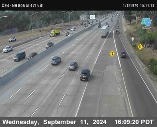 (C094) NB 805 : 47th Street (on ramp)