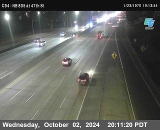 (C094) NB 805 : 47th Street (on ramp)