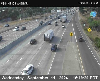 (C094) NB 805 : 47th Street (on ramp)