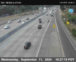 (C094) NB 805 : 47th Street (on ramp)