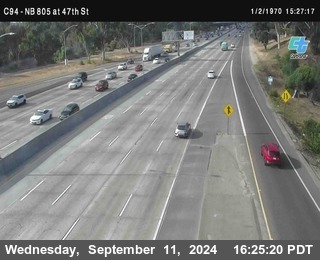 (C094) NB 805 : 47th Street (on ramp)