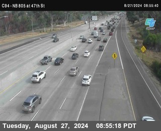 (C094) NB 805 : 47th Street (on ramp)