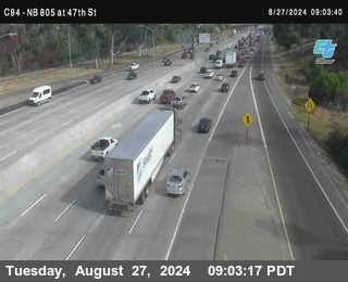 (C094) NB 805 : 47th Street (on ramp)