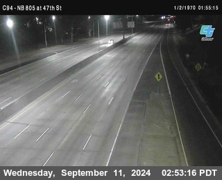 (C094) NB 805 : 47th Street (on ramp)