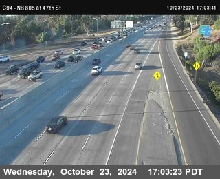 (C094) NB 805 : 47th Street (on ramp)