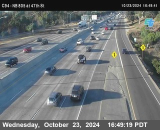 (C094) NB 805 : 47th Street (on ramp)