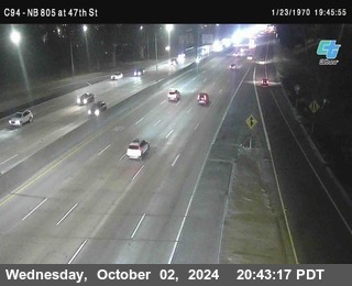 (C094) NB 805 : 47th Street (on ramp)