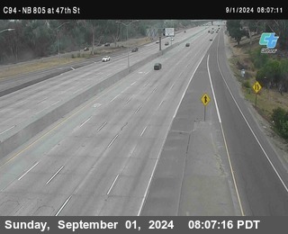 (C094) NB 805 : 47th Street (on ramp)