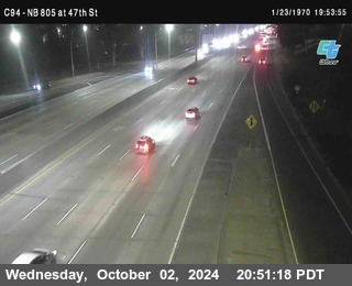 (C094) NB 805 : 47th Street (on ramp)