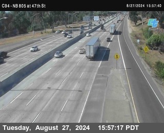 (C094) NB 805 : 47th Street (on ramp)