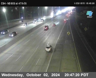 (C094) NB 805 : 47th Street (on ramp)