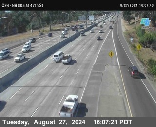 (C094) NB 805 : 47th Street (on ramp)