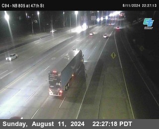 (C094) NB 805 : 47th Street (on ramp)