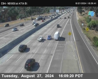 (C094) NB 805 : 47th Street (on ramp)