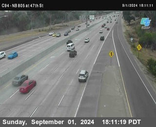 (C094) NB 805 : 47th Street (on ramp)