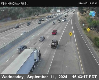 (C094) NB 805 : 47th Street (on ramp)