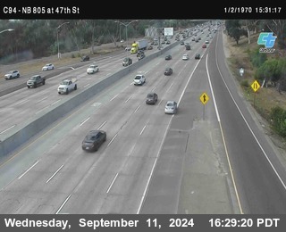 (C094) NB 805 : 47th Street (on ramp)