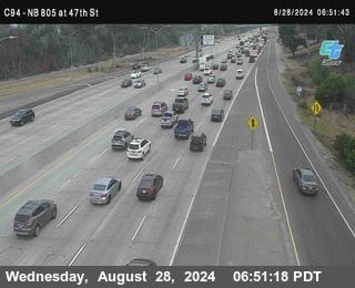 (C094) NB 805 : 47th Street (on ramp)