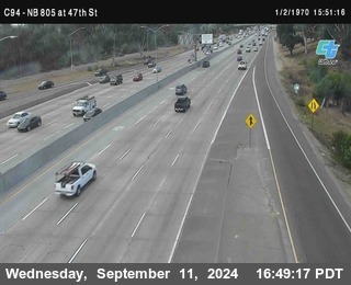 (C094) NB 805 : 47th Street (on ramp)