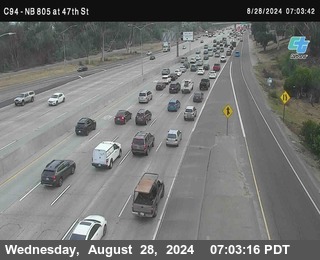 (C094) NB 805 : 47th Street (on ramp)