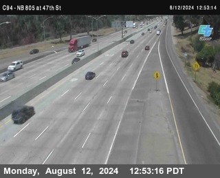 (C094) NB 805 : 47th Street (on ramp)