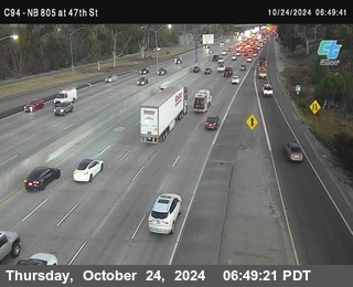 (C094) NB 805 : 47th Street (on ramp)