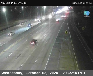 (C094) NB 805 : 47th Street (on ramp)