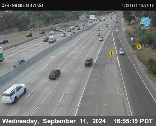 (C094) NB 805 : 47th Street (on ramp)