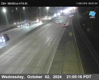 (C094) NB 805 : 47th Street (on ramp)