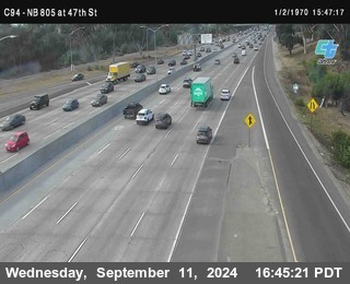 (C094) NB 805 : 47th Street (on ramp)