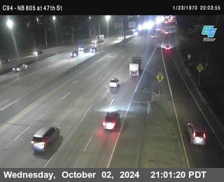 (C094) NB 805 : 47th Street (on ramp)