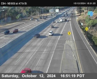 (C094) NB 805 : 47th Street (on ramp)