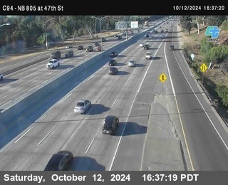 (C094) NB 805 : 47th Street (on ramp)