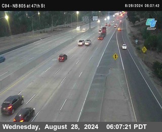 (C094) NB 805 : 47th Street (on ramp)