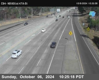 (C094) NB 805 : 47th Street (on ramp)