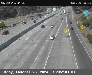 (C094) NB 805 : 47th Street (on ramp)