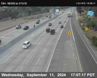 (C094) NB 805 : 47th Street (on ramp)