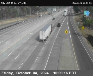 (C094) NB 805 : 47th Street (on ramp)