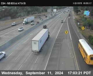 (C094) NB 805 : 47th Street (on ramp)