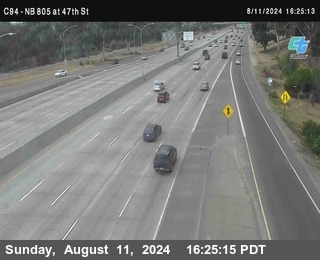 (C094) NB 805 : 47th Street (on ramp)